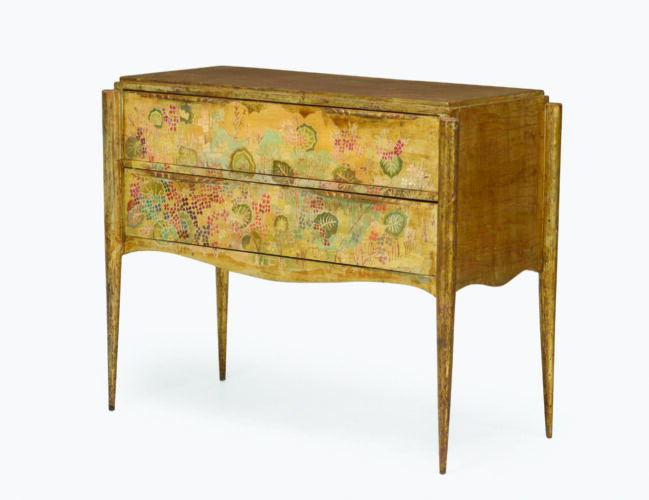 Some antique furniture  features painted art